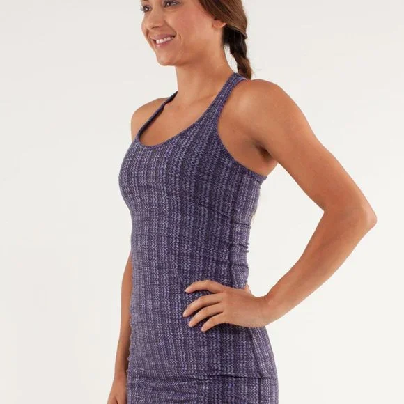 Lululemon Cool Racerback Ziggy Wee Luon Ziggy Wee Caspian Size 4 - Picture 1 of 9